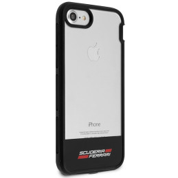 „Ferrari Racing Shield“ dėklas, skirtas „iPhone 7 / 8 / SE 2020 / SE 2022“ – pusiau permatomas