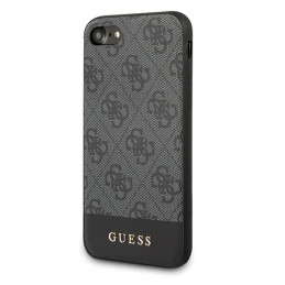 „Guess 4G Stripe Collection“ dėklas, skirtas iPhone 7 / 8 / SE 2020 / SE 2022 - pilkas