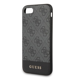 „Guess 4G Stripe Collection“ dėklas, skirtas iPhone 7 / 8 / SE 2020 / SE 2022 - pilkas