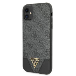 „Guess 4G Triangle Collection“ dėklas, skirtas iPhone 11 6.1" / Xr - pilkas