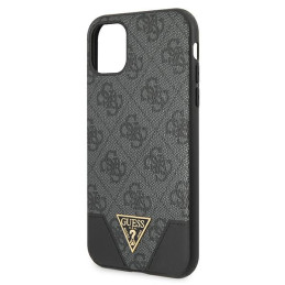 „Guess 4G Triangle Collection“ dėklas, skirtas iPhone 11 6.1" / Xr - pilkas
