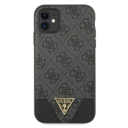 „Guess 4G Triangle Collection“ dėklas, skirtas iPhone 11 6.1" / Xr - pilkas