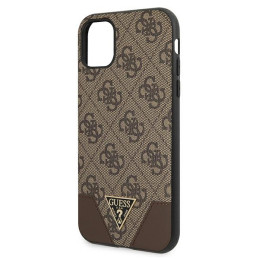 „Guess 4G Triangle Collection“ dėklas, skirtas iPhone 11 6.1" / Xr 6.1" - rudas