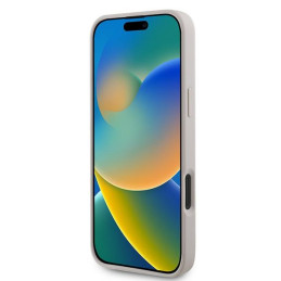 „Guess 4G“ apatinis juostelės dėklas, skirtas „iPhone 16 Plus 6.7“ – rožinis