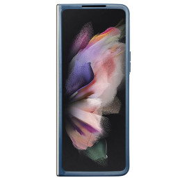 „Guess 4G“ trikampio formos „Strass“ dėklas, skirtas „Samsung Galaxy Z Fold 5“ – mėlynas
