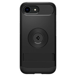 „Spigen Slim Armor MagSafe iPhone 16e“ dėklas – juodas