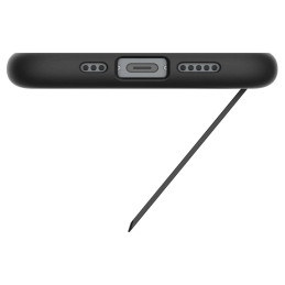 „Spigen Slim Armor MagSafe iPhone 16e“ dėklas – juodas