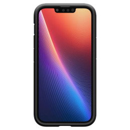„Spigen Tough Armor“ dėklas su „MagSafe“ apsauga, skirtas „iPhone 16e“ su stovu – juodas