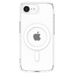 „Spigen Ultra Hybrid MagSafe iPhone 16e“ dėklas – baltas, permatomas