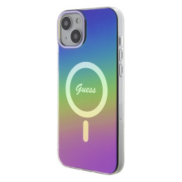 „Guess IML Iridescent MagSafe“ dėklas, skirtas „iPhone 15 / 14 / 13 6.1“ – daugiaspalvis