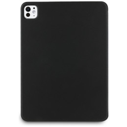 Karl Lagerfeld Saffiano magnetinis Karl & Choupette iPad Pro 11" 2024 dėklas – juodas