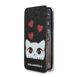 Karl Lagerfeld Valentine iPhone X/ Xs dėklas – juodas