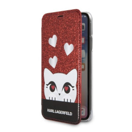 Karl Lagerfeld Valentine iPhone X/ XS dėklas – raudonas