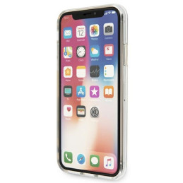 Karl Lagerfeld Karl & Choupette iPhone Xs Max dėklas – permatomas