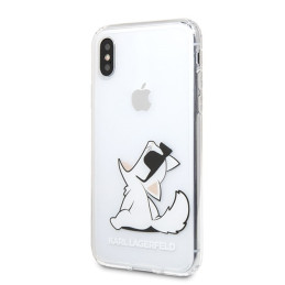 Karl Lagerfeld „Choupette Fun iPhone X/ Xs“ dėklas – permatomas