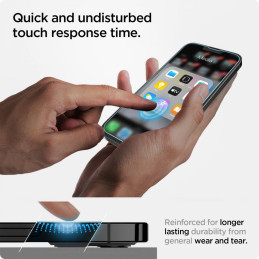 Spigen Glas.tR EZ Fit grūdintas stiklas iPhone 13 / 13 Pro / 14 - 2 vnt.