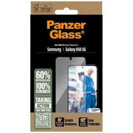 „PanzerGlass“ itin plataus diametro grūdintas stiklas, skirtas „Samsung Galaxy A56 5G“