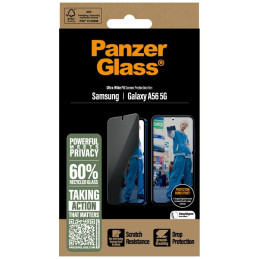 „PanzerGlass“ itin plataus profilio privatumo stiklas, skirtas „Samsung Galaxy A56 5G“