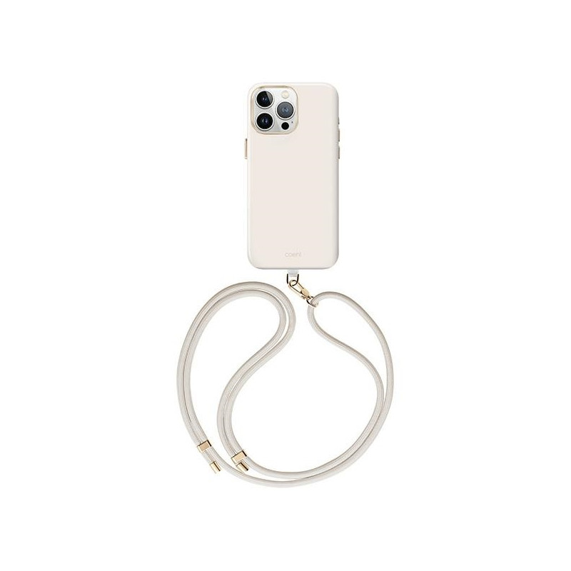 UNIQ Coehl Creme MagSafe dėklas, skirtas iPhone 15 Pro Max 6.7" – smėlio spalvos UNIQ Coehl Creme MagSafe dėklas, skirtas iPhone 15 Pro Max 6.7" – smėlio spalvos