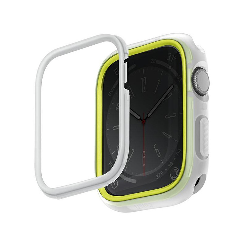 UNIQ Moduo dėklas, skirtas Apple Watch 40/ 41 mm, žalias/ baltas