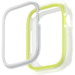UNIQ Moduo dėklas, skirtas Apple Watch 45/ 44 mm, gelsvai žalias