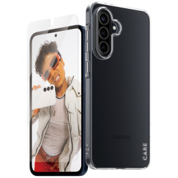 „CARE by PanzerGlass“ madingas 2in1 dėklas + stiklas, skirtas „Samsung Galaxy A36 5G“