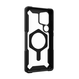 UAG Plasma XTE magnetinis dėklas su magnetiniu moduliu, skirtas Samsung Galaxy S25 Ultra 5G - permatomas juodas