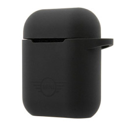 Mini Morris Silicone Collection dėklas, skirtas AirPods 1/ 2 – juodas