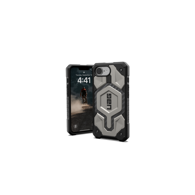 UAG „Monarch Pro MagSafe“ dėklas, skirtas „iPhone 16e“ – titano spalvos