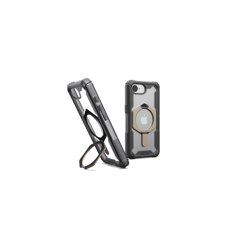 UAG Plasma XTE MagSafe iPhone 16e dėklas – skaidriai pilkas