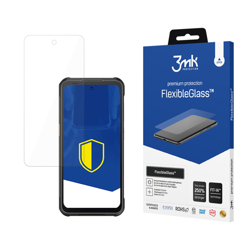 Hibridinis stiklas 3mk FlexibleGlass ant „Phonemax P20 Pro“