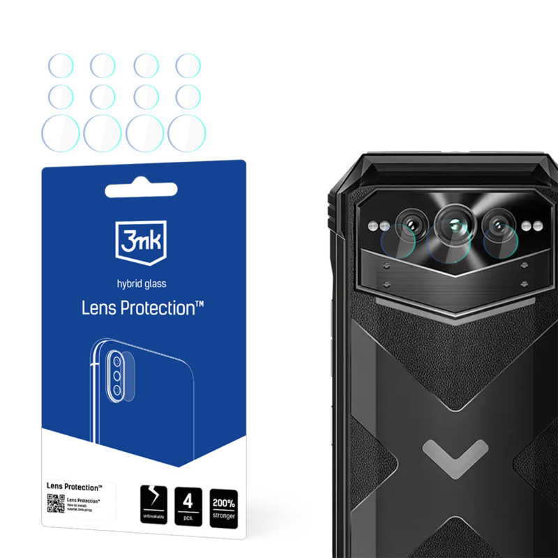 Kameros objektyvo stiklas 3mk objektyvo apsauga, skirta „Doogee V Max Pro“