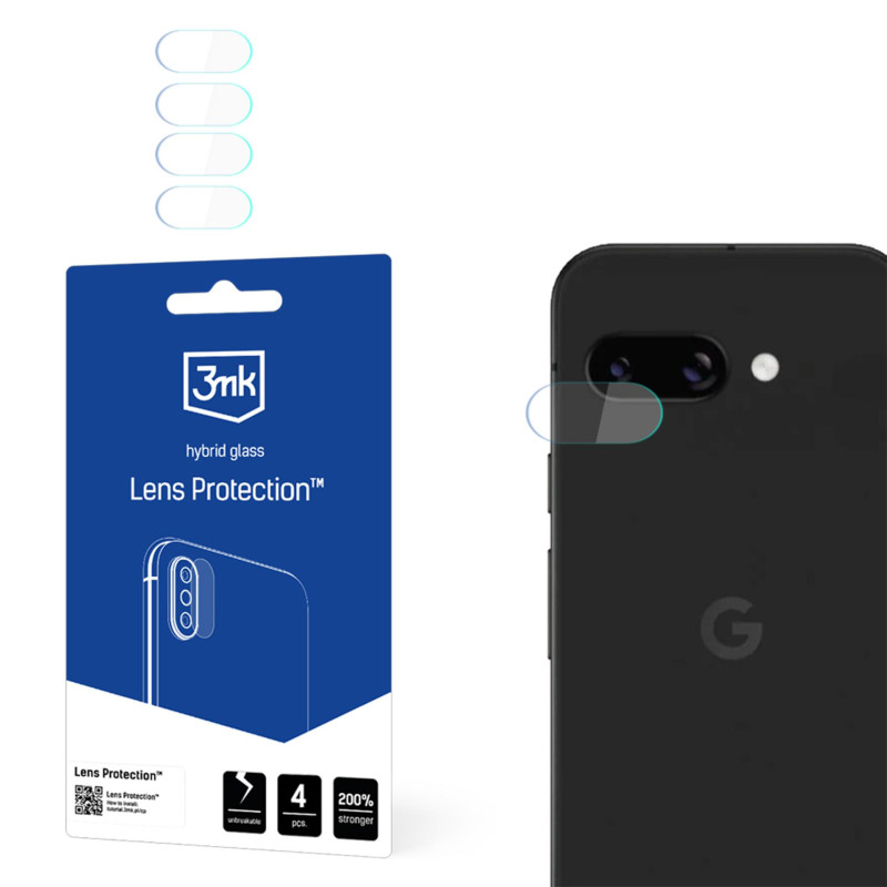 3mk objektyvo apsaugos kameros stiklas, skirtas „Google Pixel 9A“