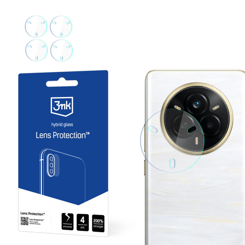 Kameros objektyvo apsauginis stiklas 3mk objektyvo apsauga, skirta „Realme 14 Pro+“