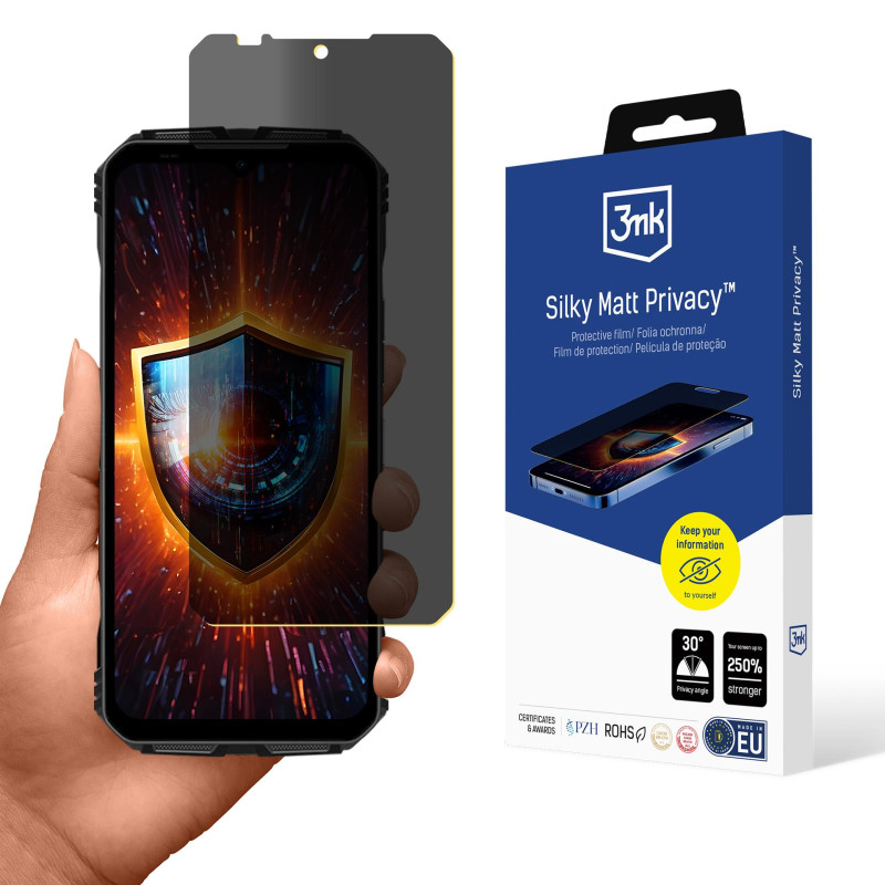 Privatumo ekrano apsauga 3mk Silky Matt Privacy™, skirta Doogee V Max Pro