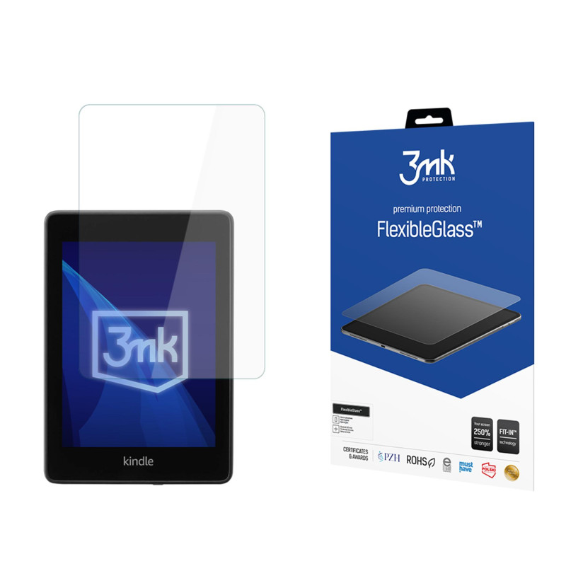 Hibridinis 3mk „FlexibleGlass™“ stiklas, skirtas „Amazon Kindle Paperwhite 6“ (7 colių) skaitytuvui