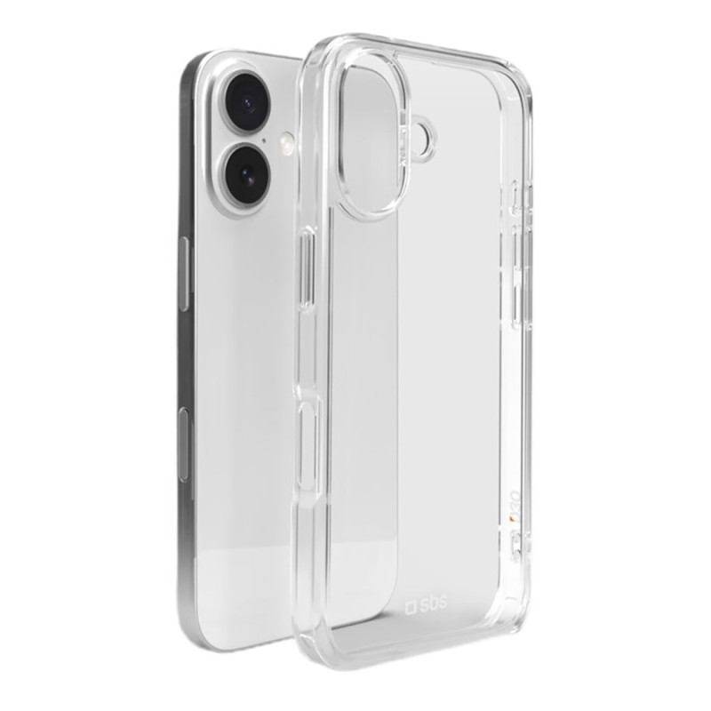 SBS Extreme Active D3O dėklas, skirtas iPhone 16e – skaidrus