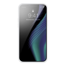 Baseus Crystal Phone Case šarvuotas dėklas, skirtas iPhone 13 Pro su gelio rėmeliu pilkos spalvos (ARJT000413)
