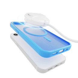 „Puro Gradient MagSafe“ silikoninis dėklas, skirtas „iPhone 16e“ – mėlynas