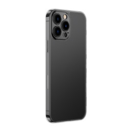„Baseus“ matinio stiklo dėklo dangtelis, skirtas „iPhone 13 Pro“ standžiam dėklui su juodu gelio rėmeliu (ARWS000401)