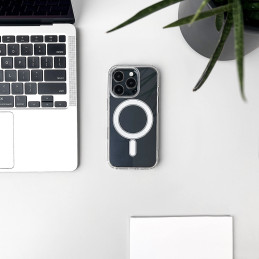 Itin skaidrus dėklas su „MagSafe“, skirtas „iPhone 16e“ – skaidrus