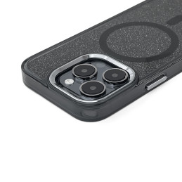 Blizgantis dėklas su „MagSafe“ technologija, skirtas „Samsung Galaxy A56 5G“ – juodas