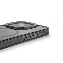 Blizgantis dėklas su „MagSafe“ technologija, skirtas „Samsung Galaxy S25 Edge“ – juodas