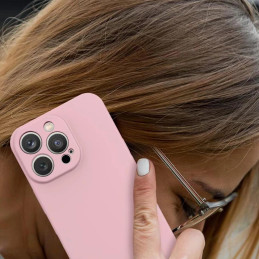 Silikoninis dėklas, skirtas „Samsung Galaxy S25 Edge“ – rožinis