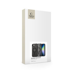„Tech-Protect MagMat MagSafe iPhone 16e“ dėklas – matinės juodos spalvos