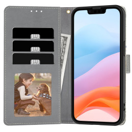 „Tech-Protect“ piniginės dėklas, skirtas „iPhone 16e“ – ramunės su lapais