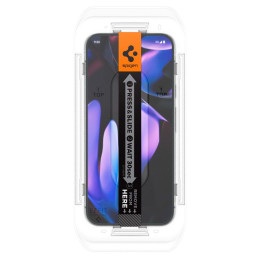 „Spigen Glas.TR Ez Fit“ 2 vnt. „Google Pixel 9 Pro XL“ apsauginių stiklų pakuotė