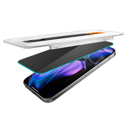 „Spigen Glas.TR Ez Fit“ 2 vnt. „Google Pixel 9 Pro XL“ apsauginių stiklų pakuotė