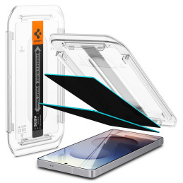 „Spigen Glas.TR Ez Fit“ privatumo dėklai, 2 vnt., skirti „Samsung Galaxy S25 Ultra“.