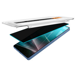 „Spigen Glas.TR Ez Fit“ privatumo dėklai, 2 vnt., skirti „Samsung Galaxy S25 Ultra“.